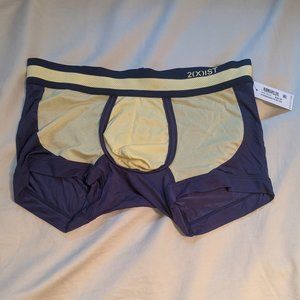 2(X)IST men's trunks NWT small, blue and yellow